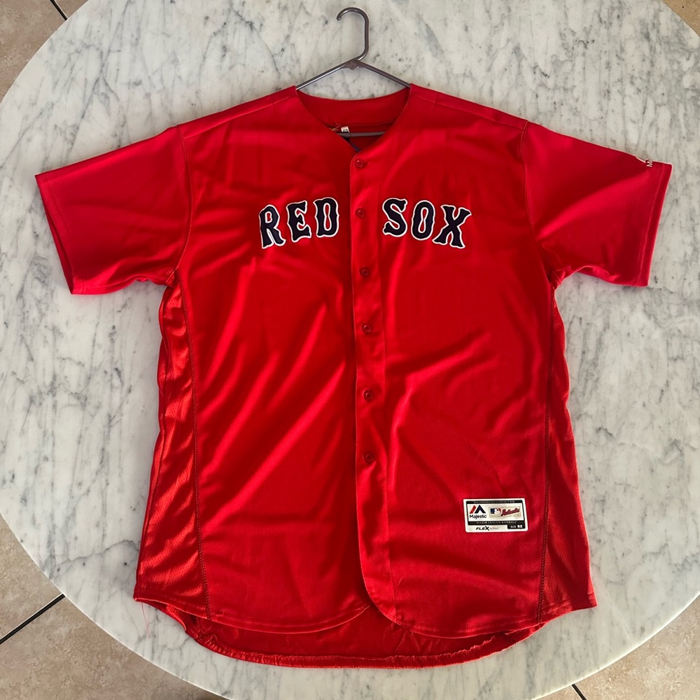 majestic baseball Red Sox jersey